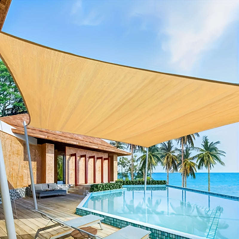 Beige Sunshade Net - Uv Resistant,