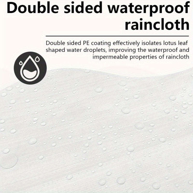 White Waterproof Tarpaulin With Metal Grommets