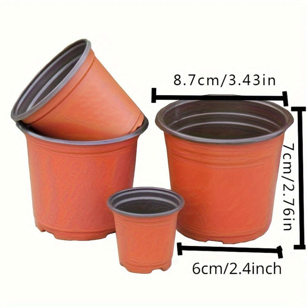 10-Pack Seedling Pots, Flower Pots, Nutrient Cups For Growing Succulent Plants, Vegetable Seedlings,