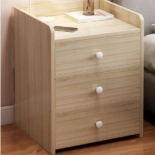 High-Value Three-Drawer Bedside Table