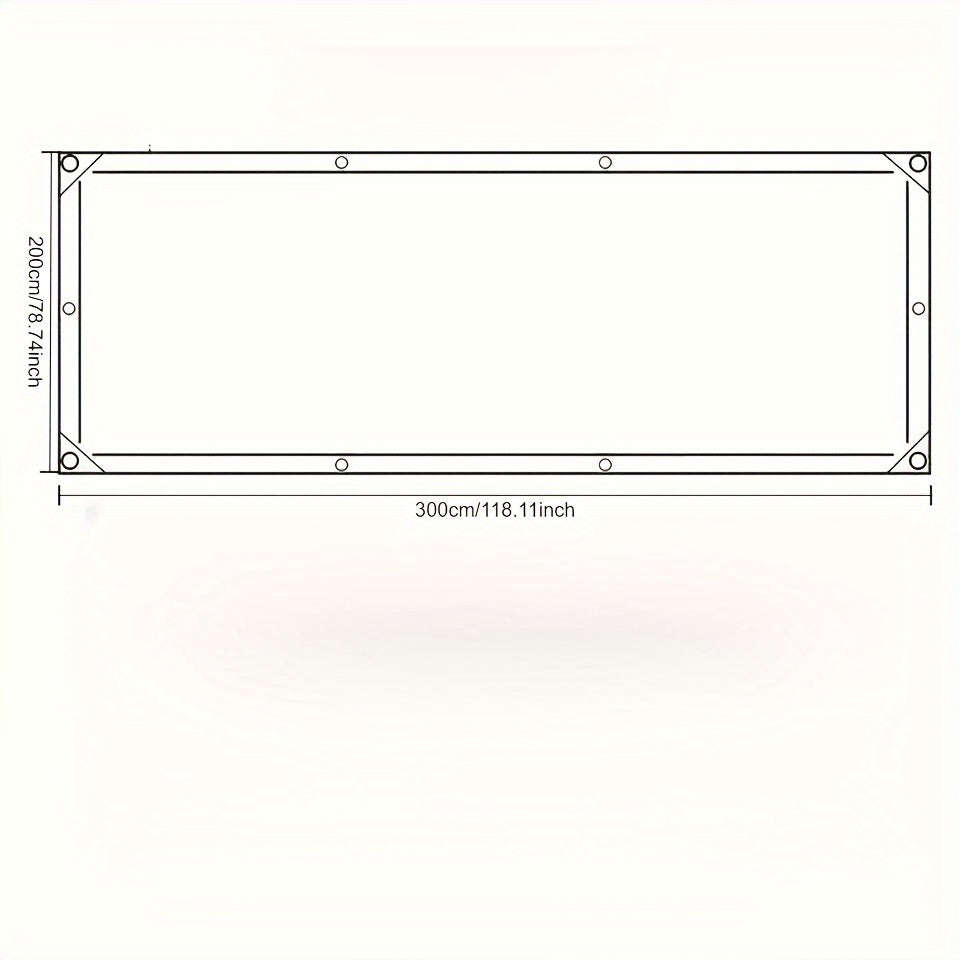 Waterproof Transparent Tarpaulin For Garden