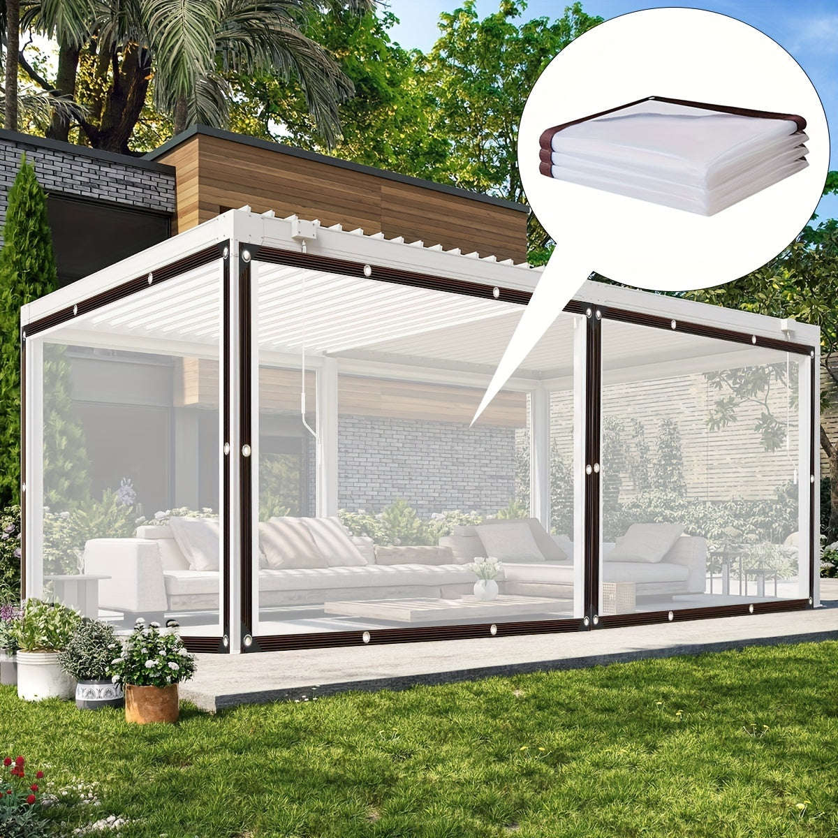 Pe Material Transparent Heat Insulation Cover