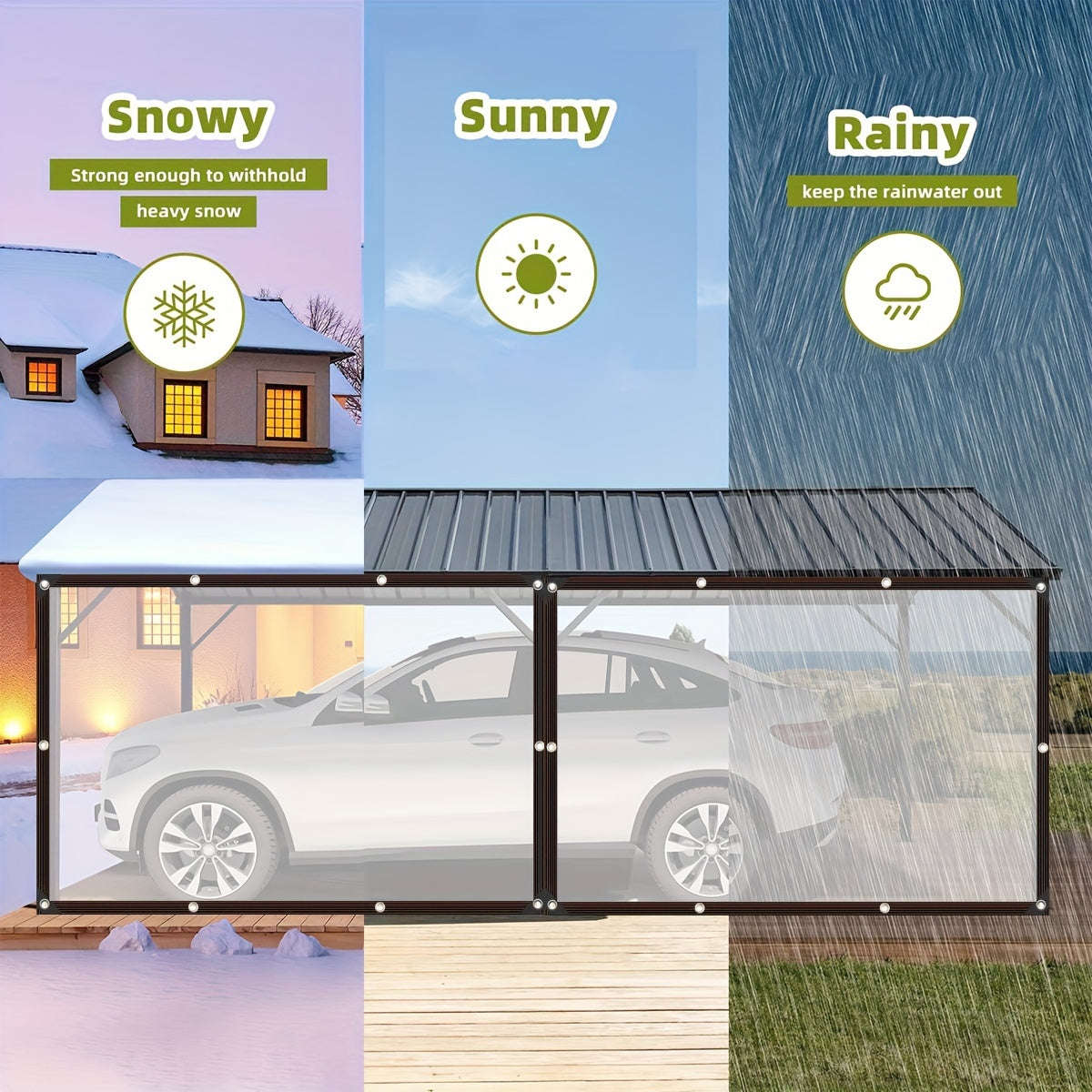 Pe Material Transparent Heat Insulation Cover
