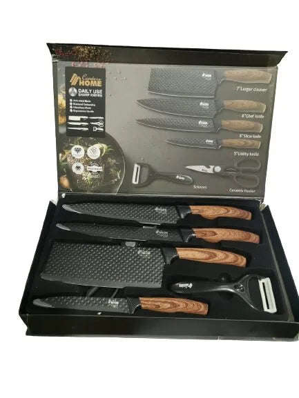 6 Piece Kitchen Cutlery Set