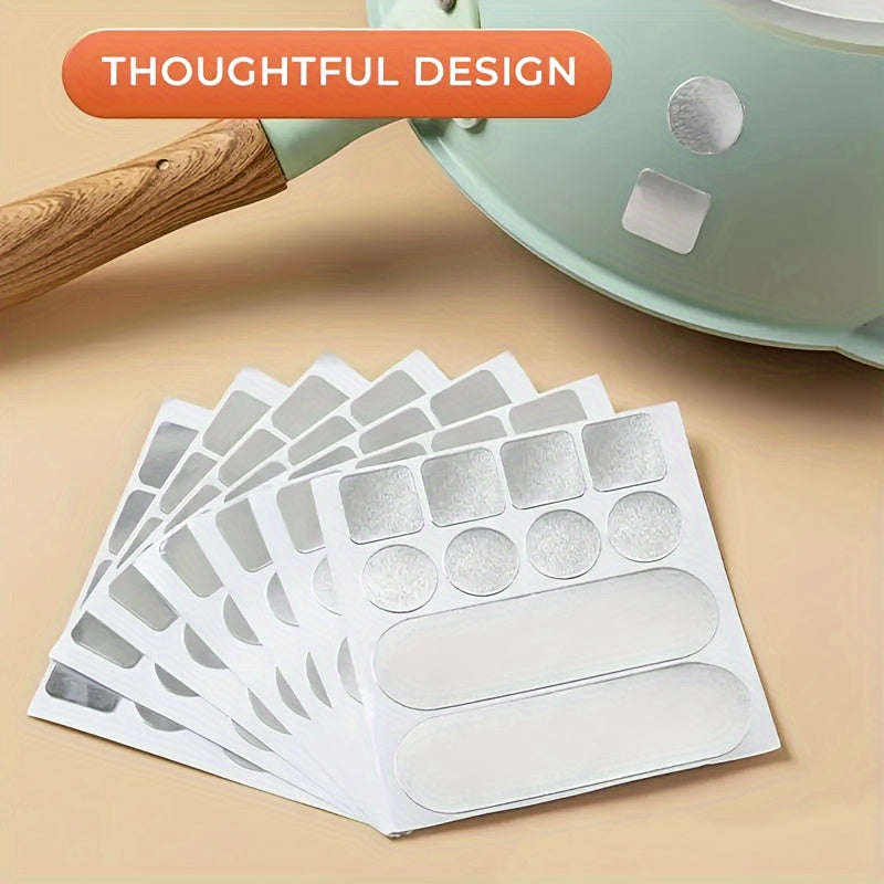 50 Pieces Stainless Steel Pot And Bucket Repair Stickers, Durable Aluminum Foil Tape, Waterproof And