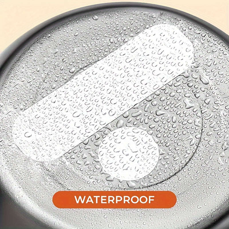 50 Pieces Stainless Steel Pot And Bucket Repair Stickers, Durable Aluminum Foil Tape, Waterproof And