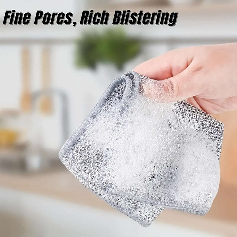 10 Stainless Steel Cleaning Cloths