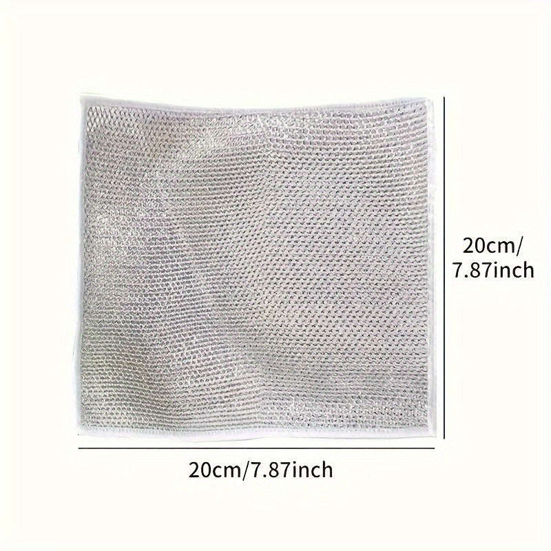 10 Stainless Steel Cleaning Cloths