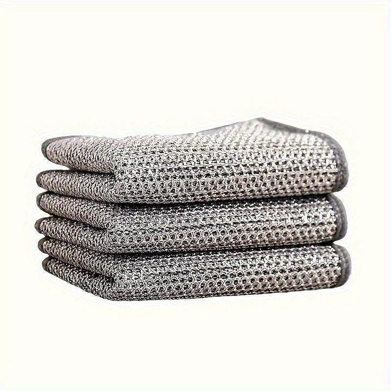 10 Stainless Steel Cleaning Cloths