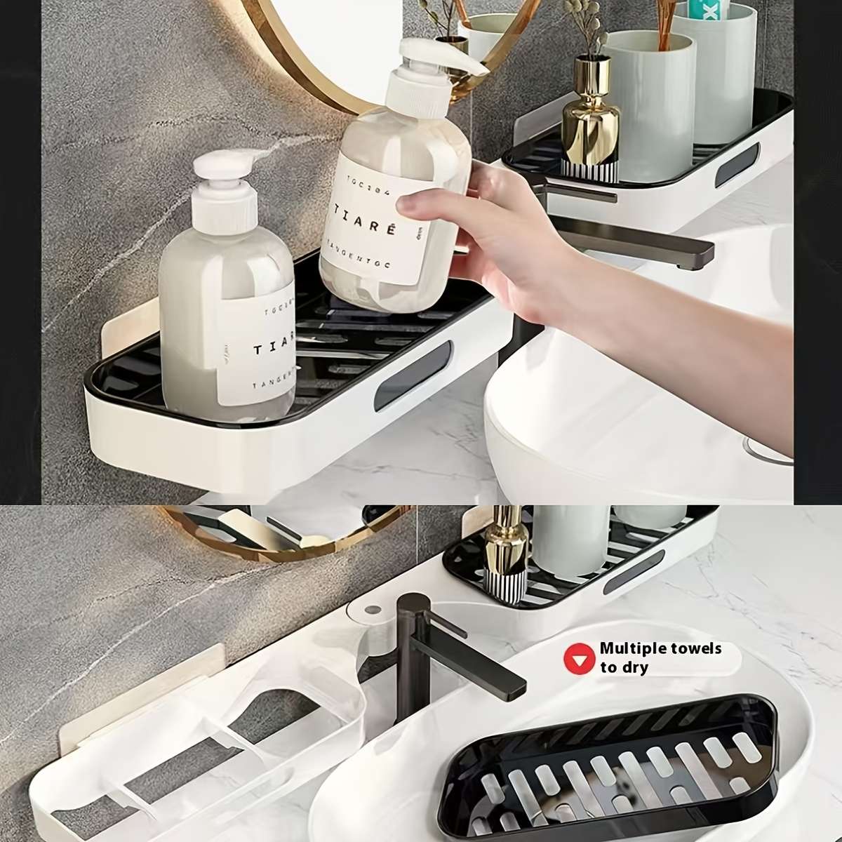 Corner Over Sink Organizer Rack