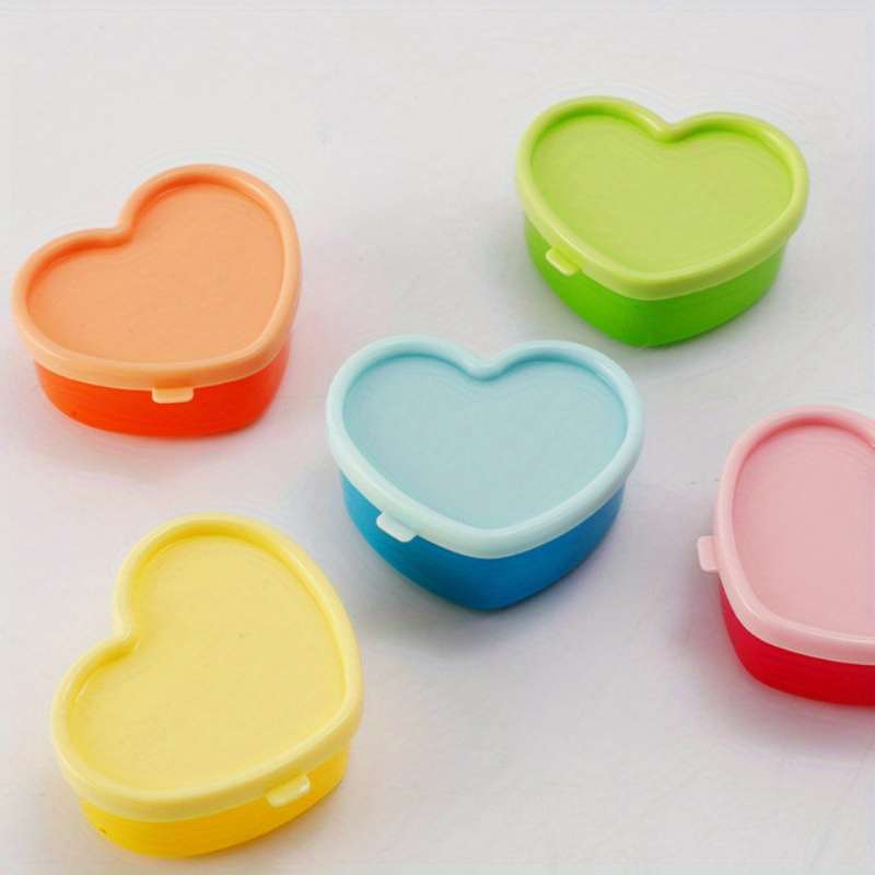 Mini Heart-Shaped Snack Storage Container