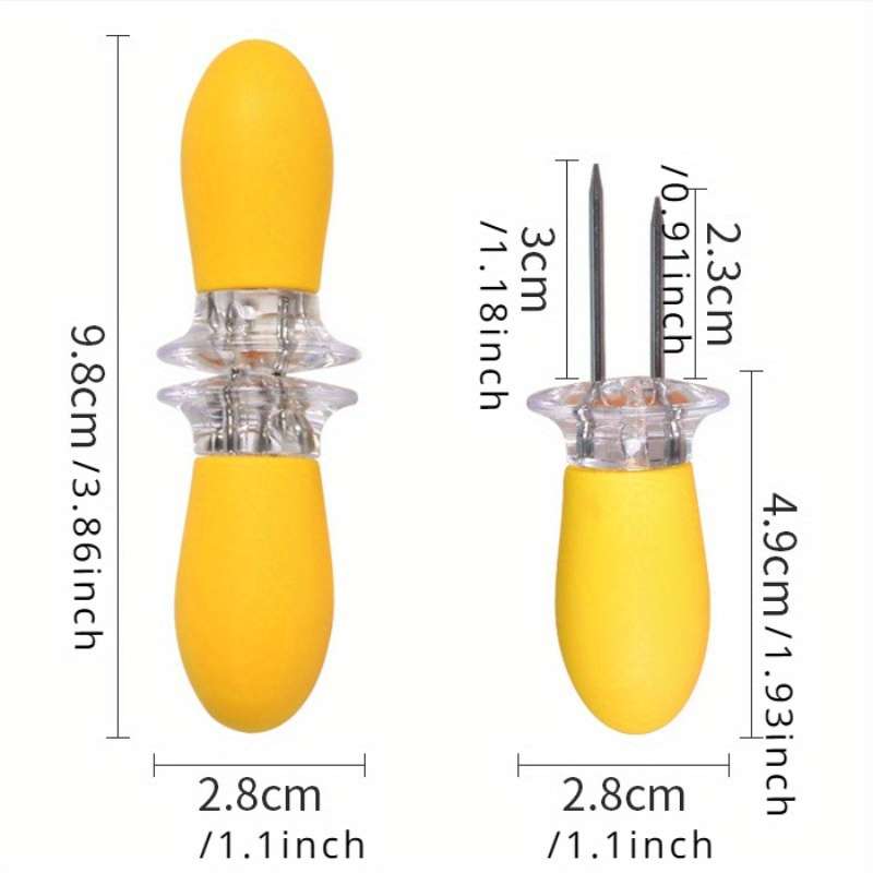 Stainless Steel Corn Skewers Set