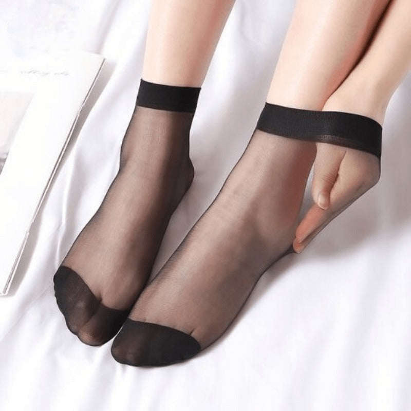 10 Pairs Of Versatile Crystal Stockings