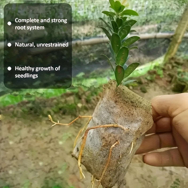 100 Biodegradable Seedling Bags