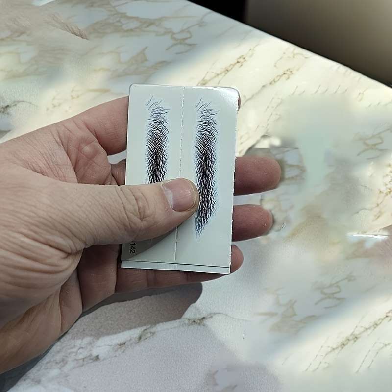 2 Pairs Realistic Waterproof Eyebrow Tattoo Stickers
