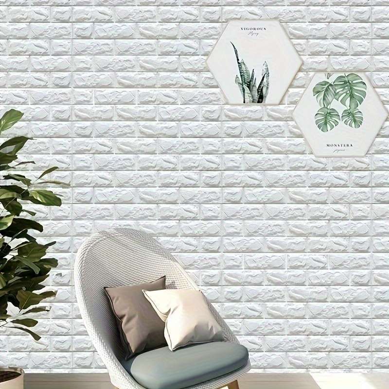 40 PCS 3D Wall Tile Stickers