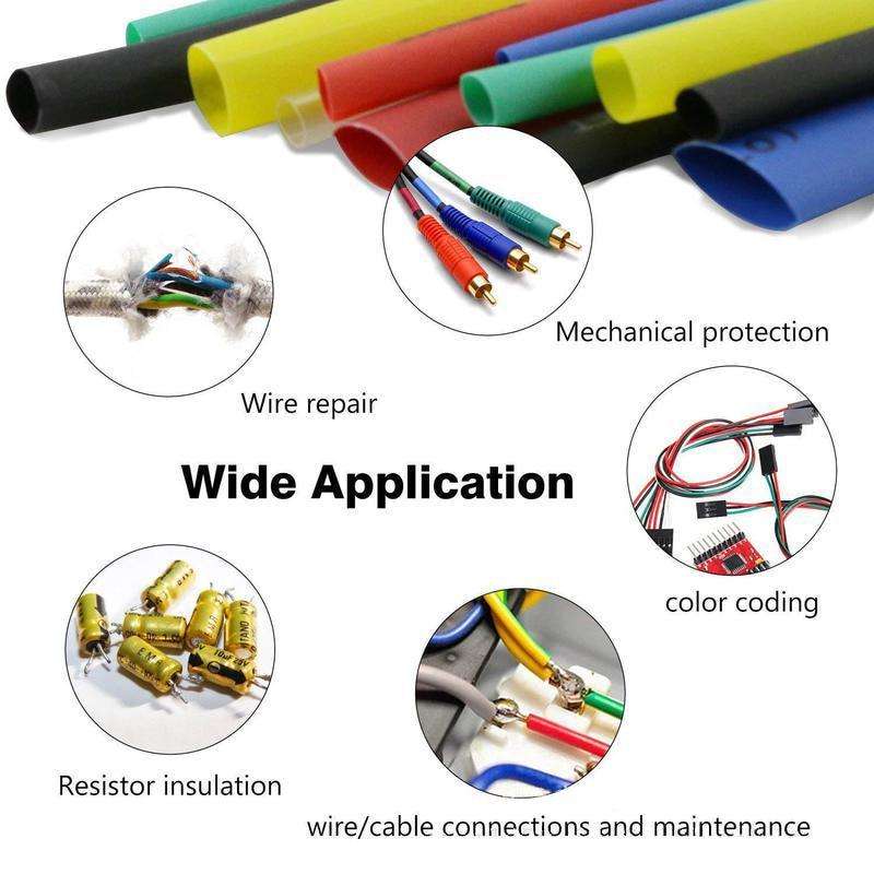 164pcs Heat Shrink Tubing