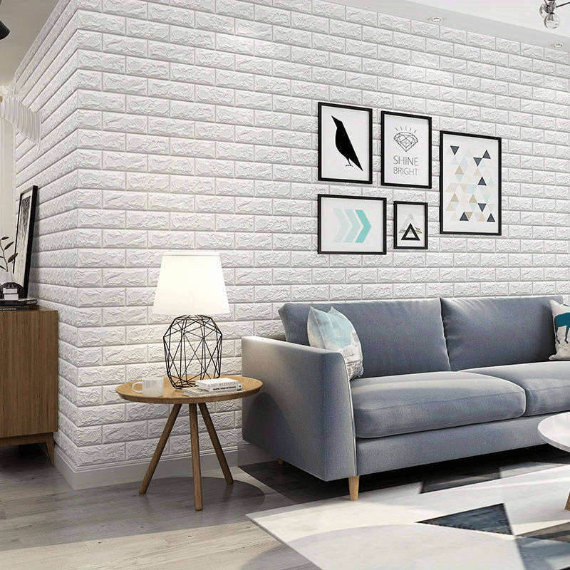40 PCS 3D Wall Tile Stickers