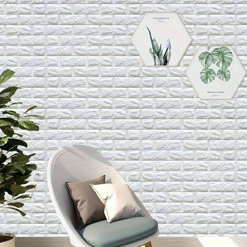 40 PCS 3D Wall Tile Stickers