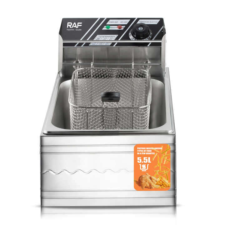 Safe And Convenient Deep Fryer With Removable Basket