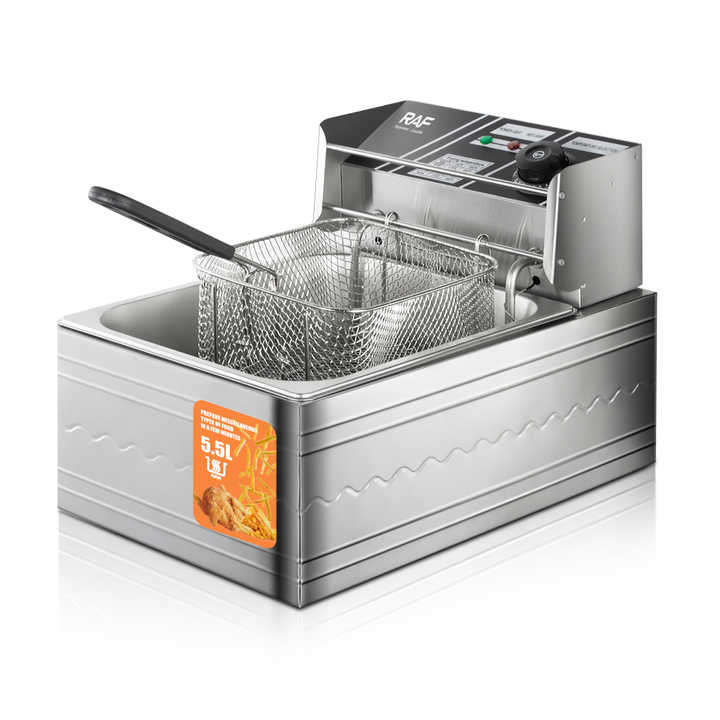 Safe And Convenient Deep Fryer With Removable Basket