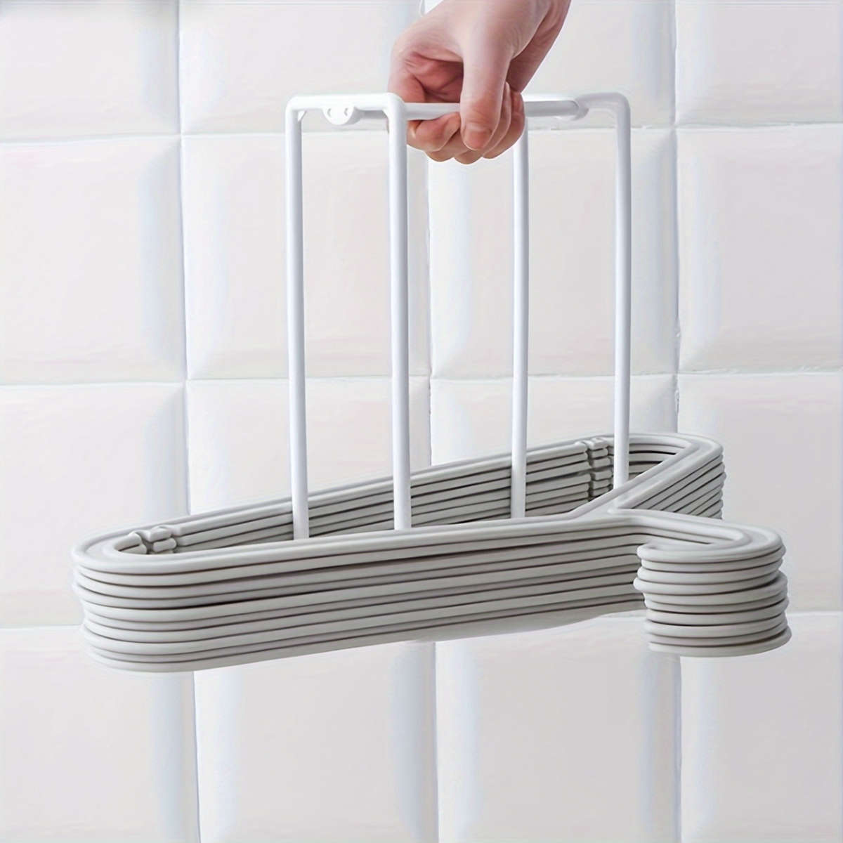 Metal Hanger Organizer Rack