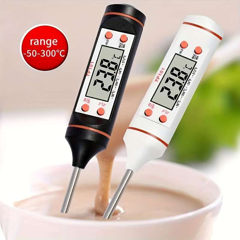 1pc Instant Read Digital Thermometer for BBQ