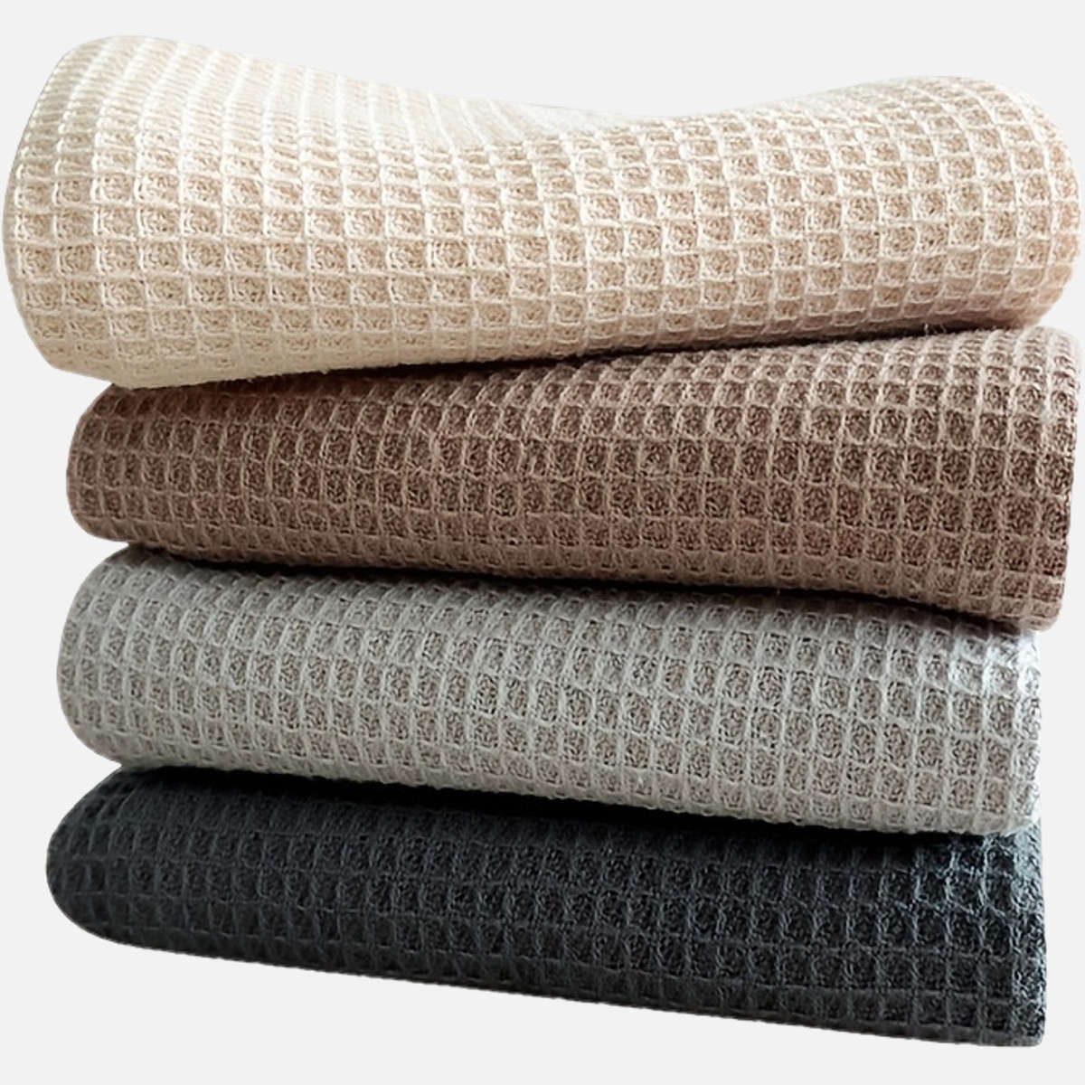 Modern Waffle Weave Kitchen Towels