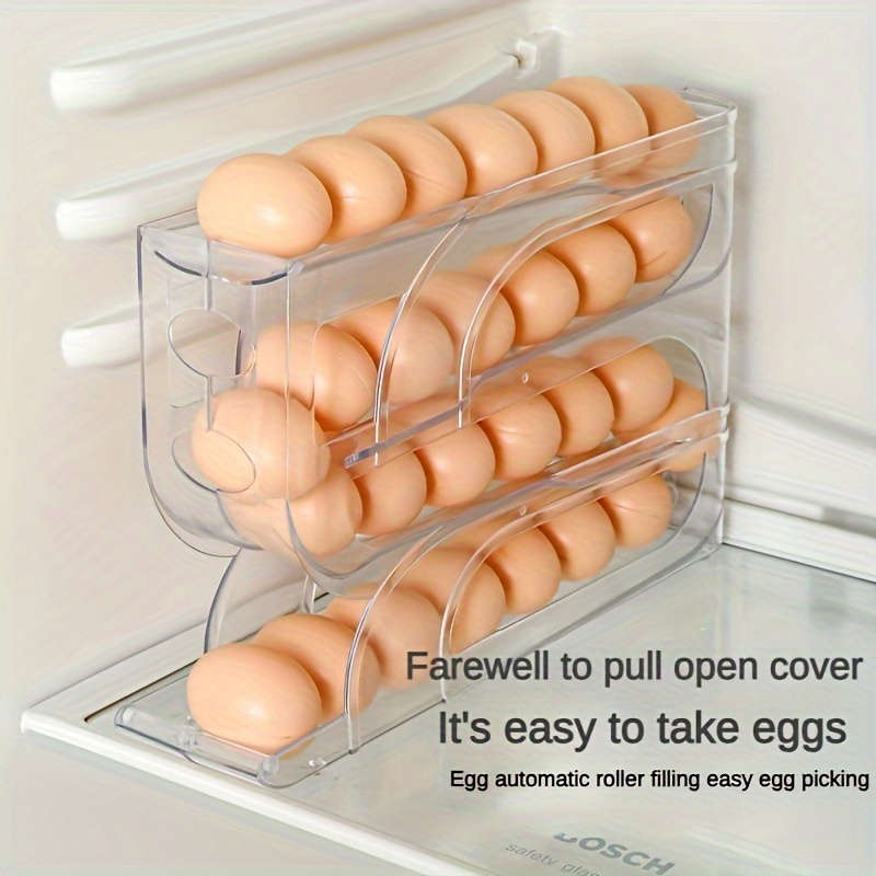 Innovative 3-Tier Egg Storage Rack For Refrigerator