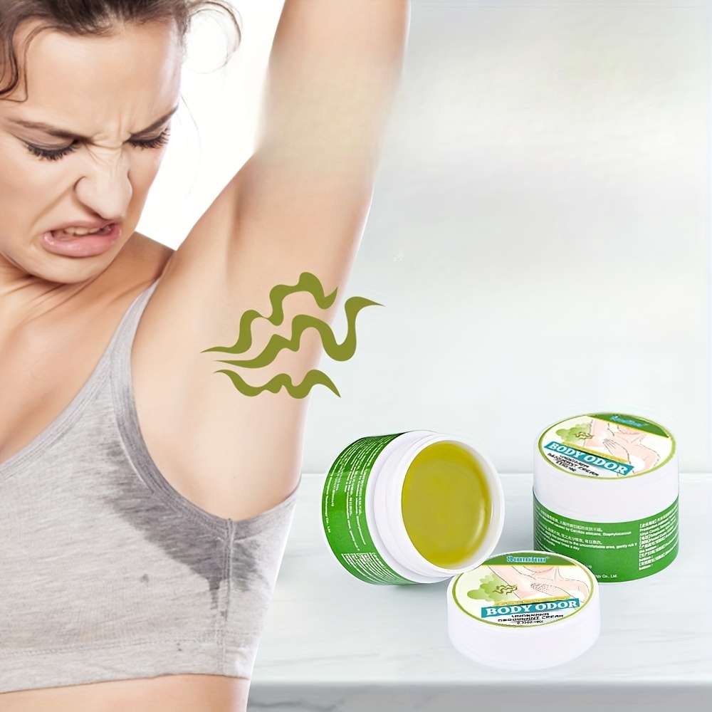 Sweat odor control cream