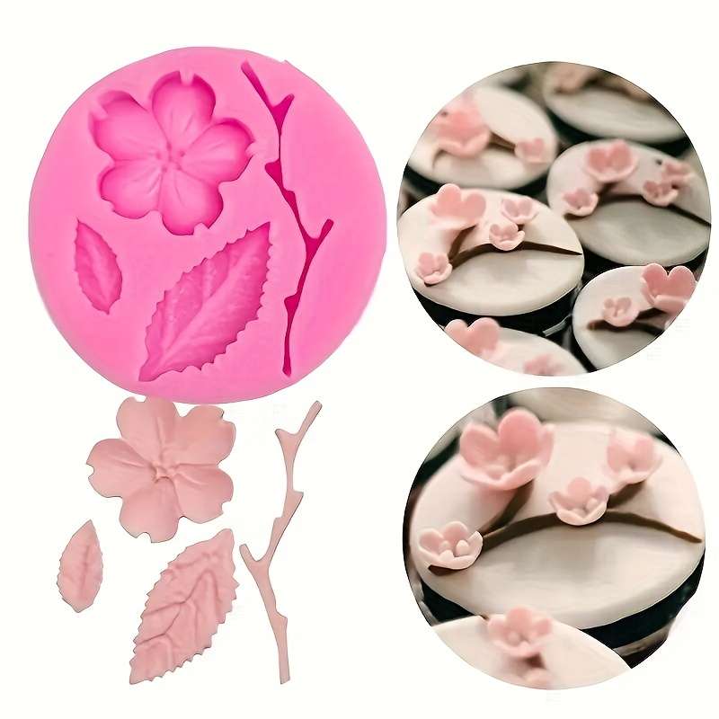 1pc Plum Blossom Silicone Mold