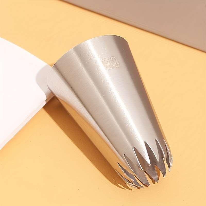 1pc Premium Stainless Steel 6B Piping Tips