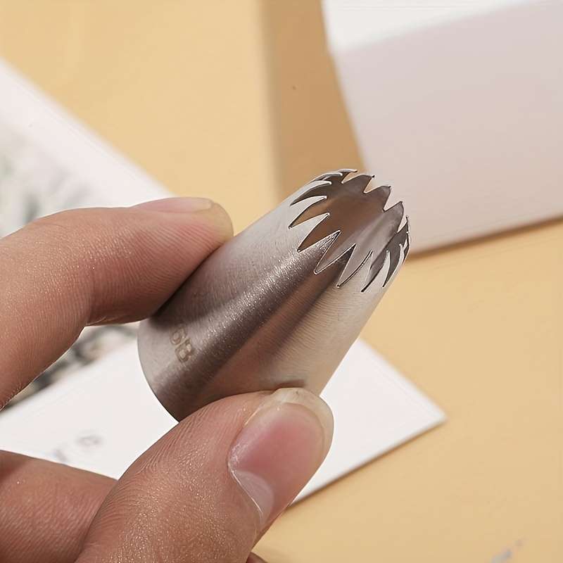 1pc Premium Stainless Steel 6B Piping Tips