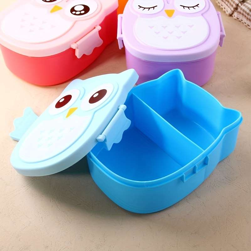 1pc Owl Shaped Lunch Box,