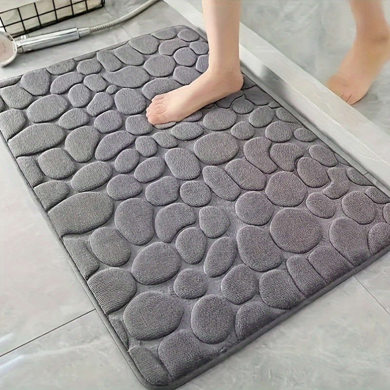 1-Pack Quick Dry Absorbent Bathroom Mats in Random