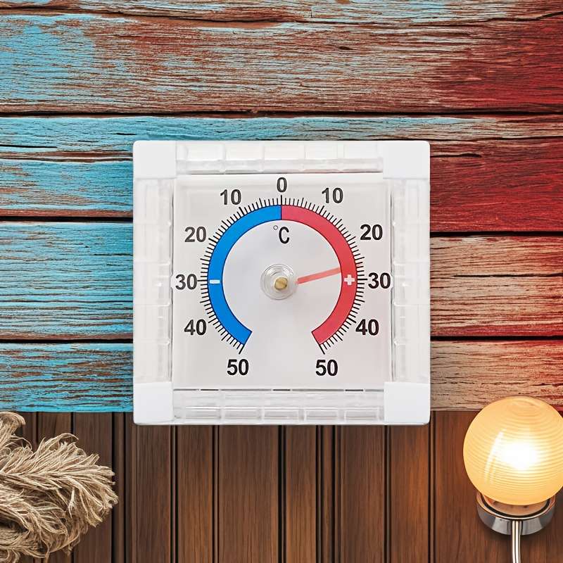 A Plastic Dial Indoor Thermometer