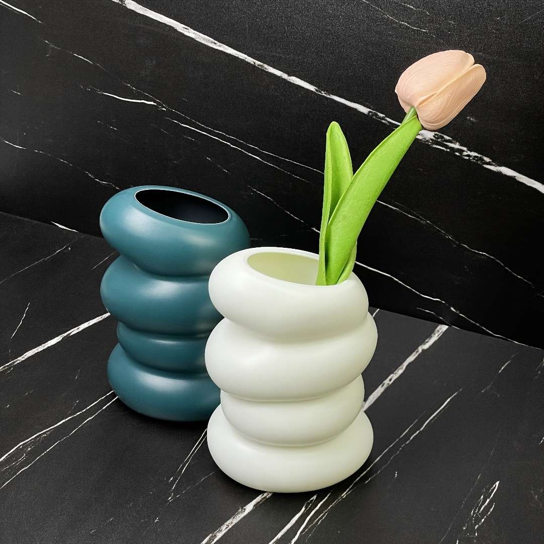 Modern Nordic-Inspired Plastic Vase
