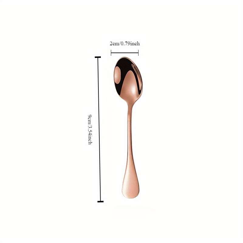 Stainless Steel Mini Spoon Creative Dessert Stirring Coffee Spoon Kitchen Seasoning Spoon