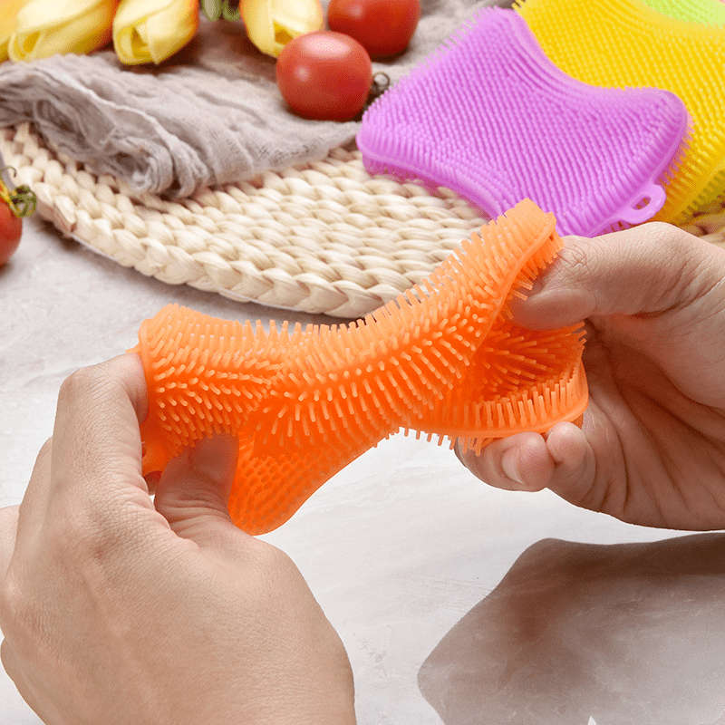 2-Pack Silicone Dishwashing Sponges