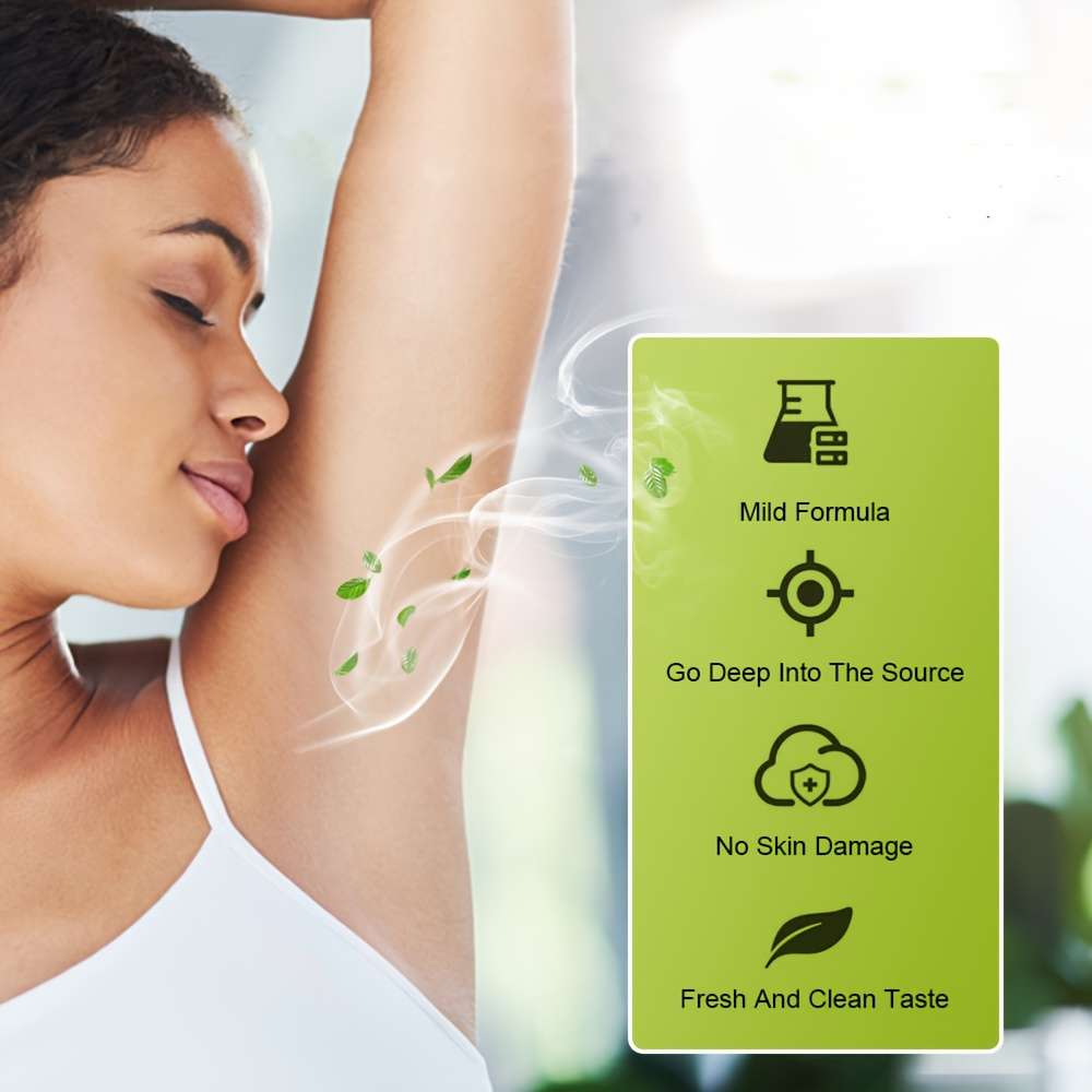 Sweat odor control cream