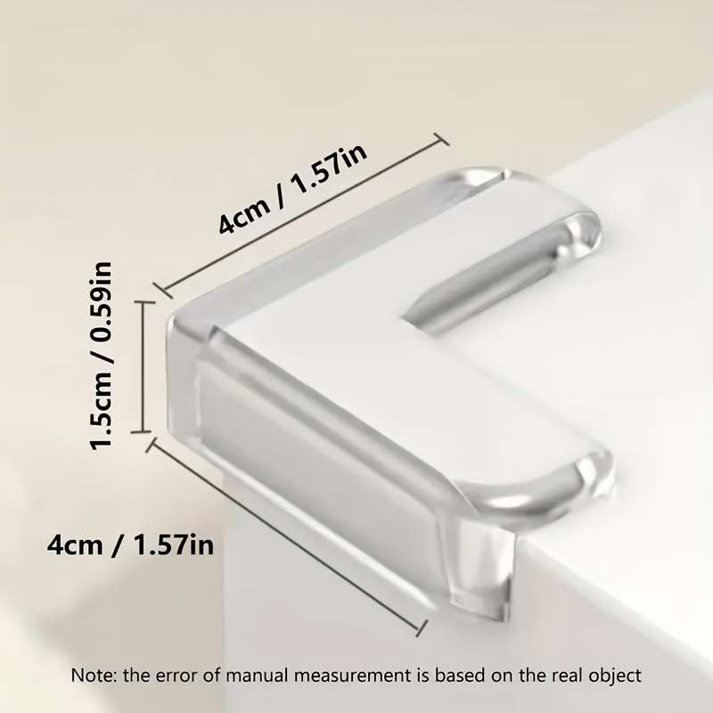 10-Pack Silicone Table Corner Guards