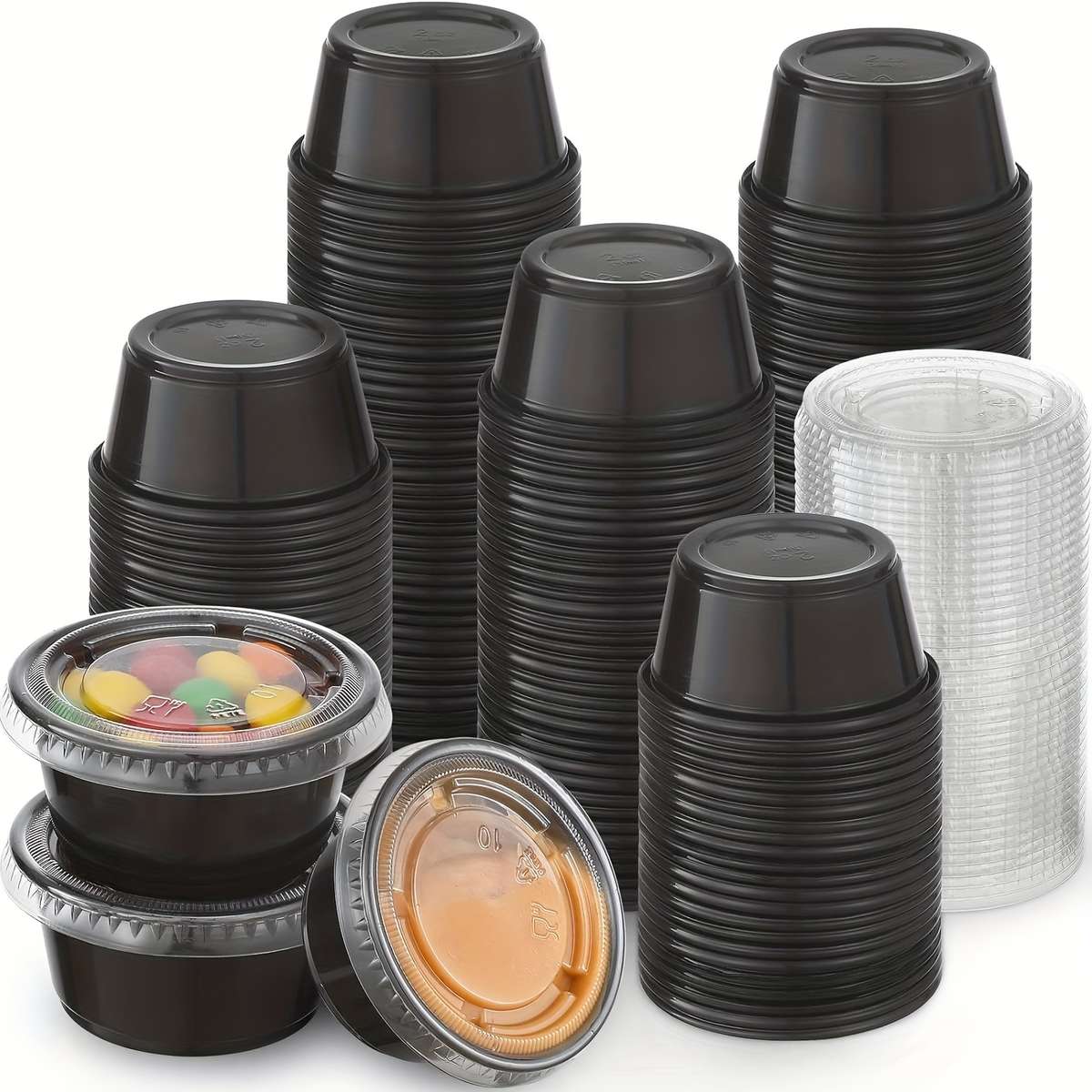 Portable Plastic Containers with Lids