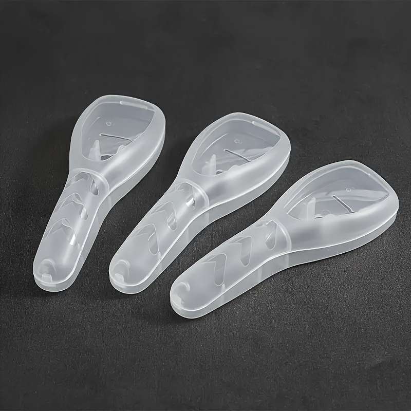 1pc Clear Travel Razor Case