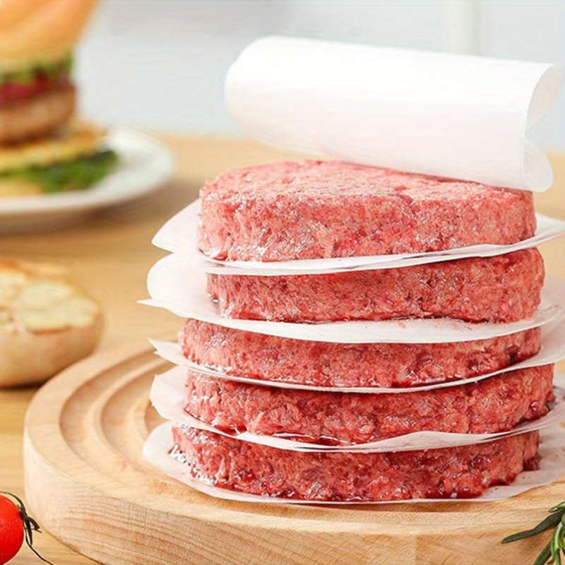 100pcs Hamburger Patty Wax Paper Sheets