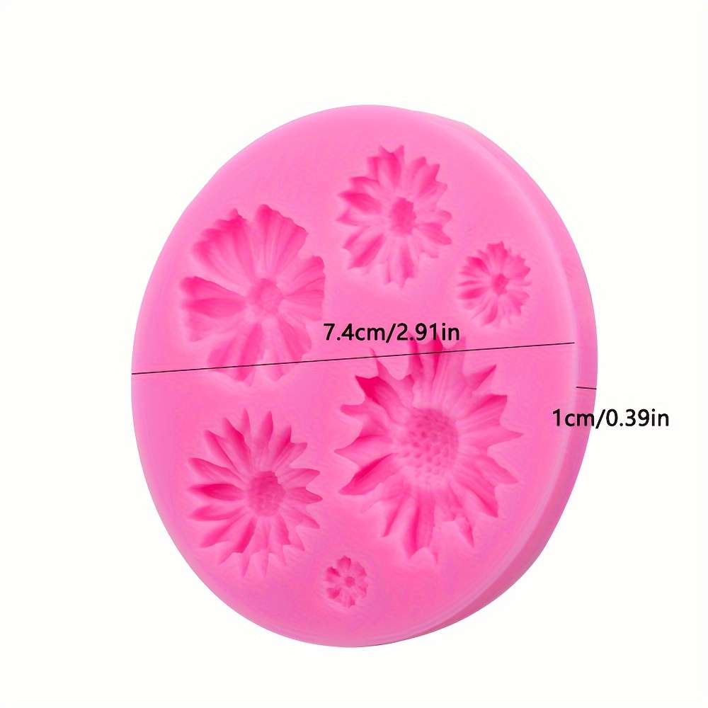 1pc 3D Flower Silicone Mold