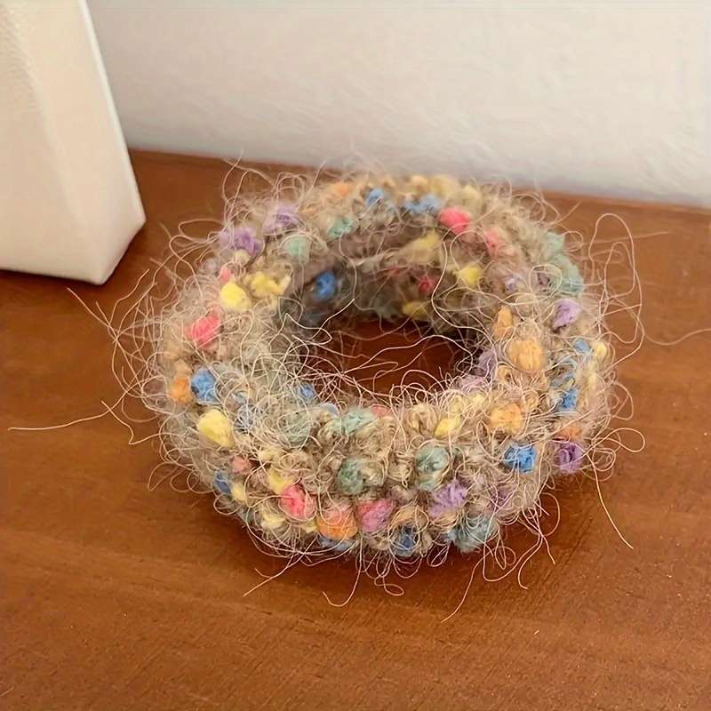 Cute Flannelette Hair Ties Set