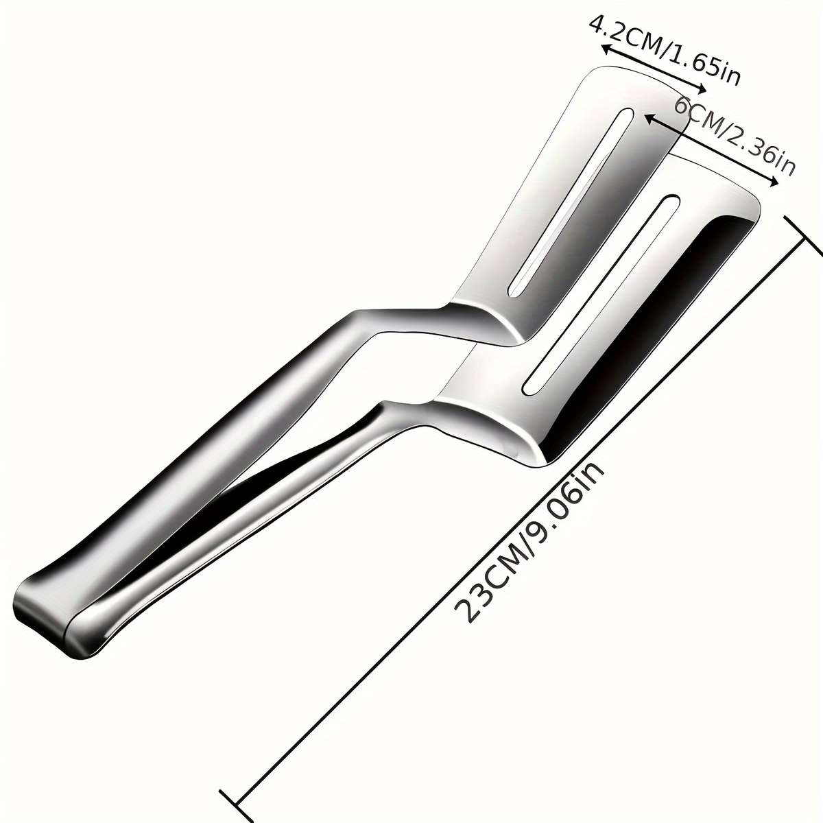 1pc Durable Stainless Steel Fish Spatula Clip