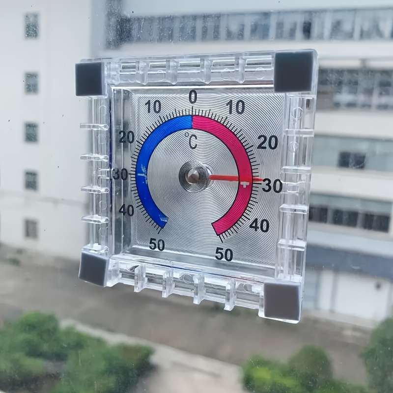 A Plastic Dial Indoor Thermometer