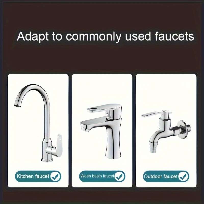 1 Set Upgraded 360 Degree Rotation Universal Kitchen Faucet Head