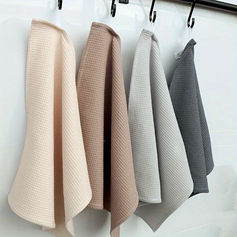 Modern Waffle Weave Kitchen Towels